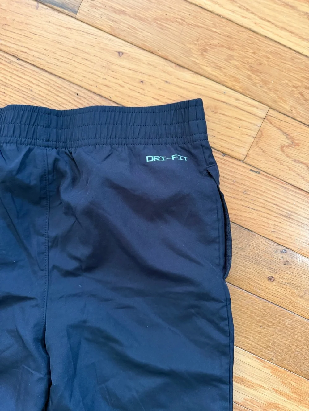 Nike Kids Black Track Pants with with Logo